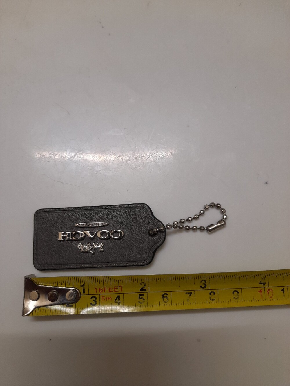 COACH Legacy Hang Tag Bag Charm Y2K - Picture 11 of 11